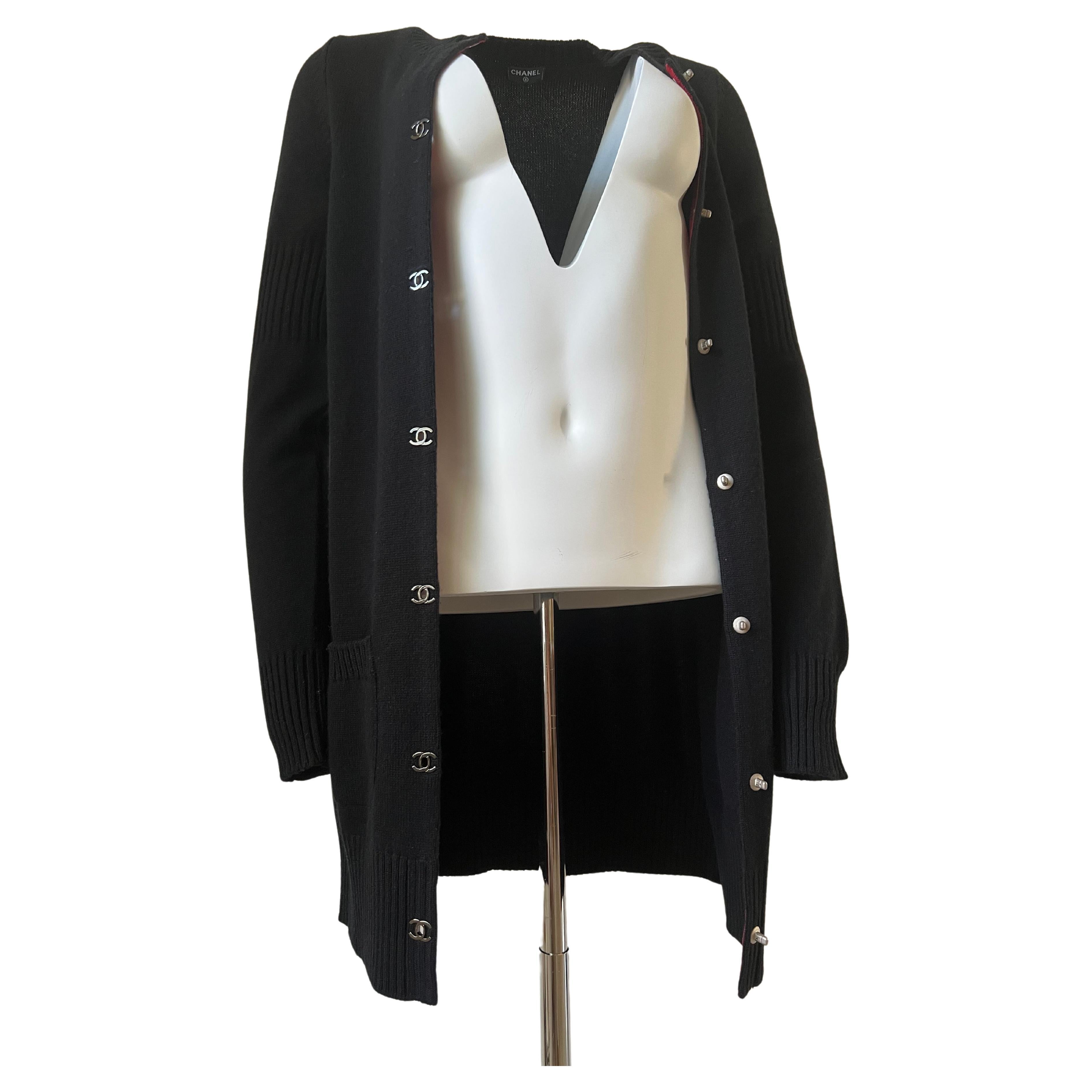 Long sleeves Cardigan sweater Chanel  For Sale 1