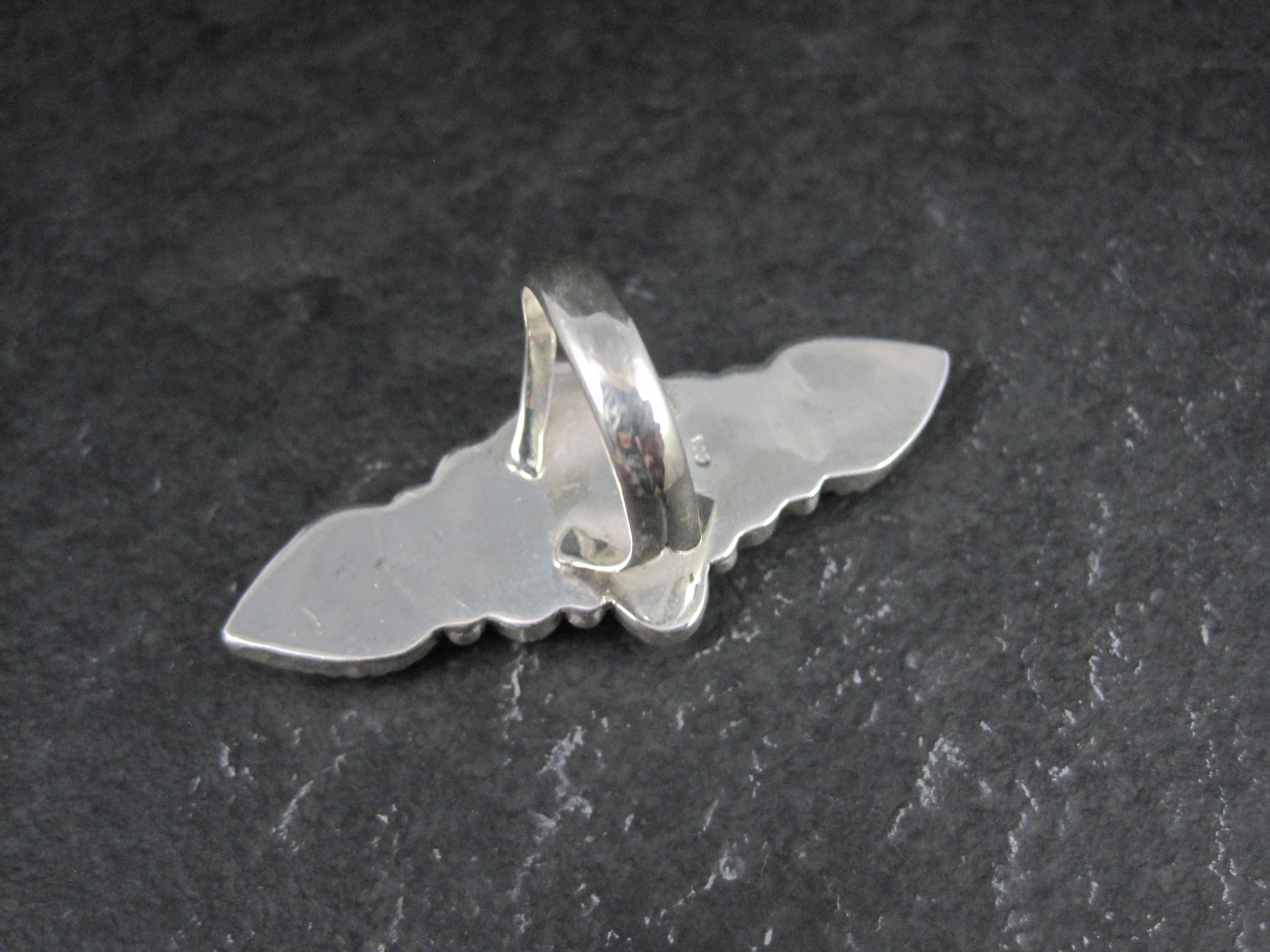 Longue bague en argent Sterling A Silver Turquoise Taille 7 Neuf - En vente à Webster, SD