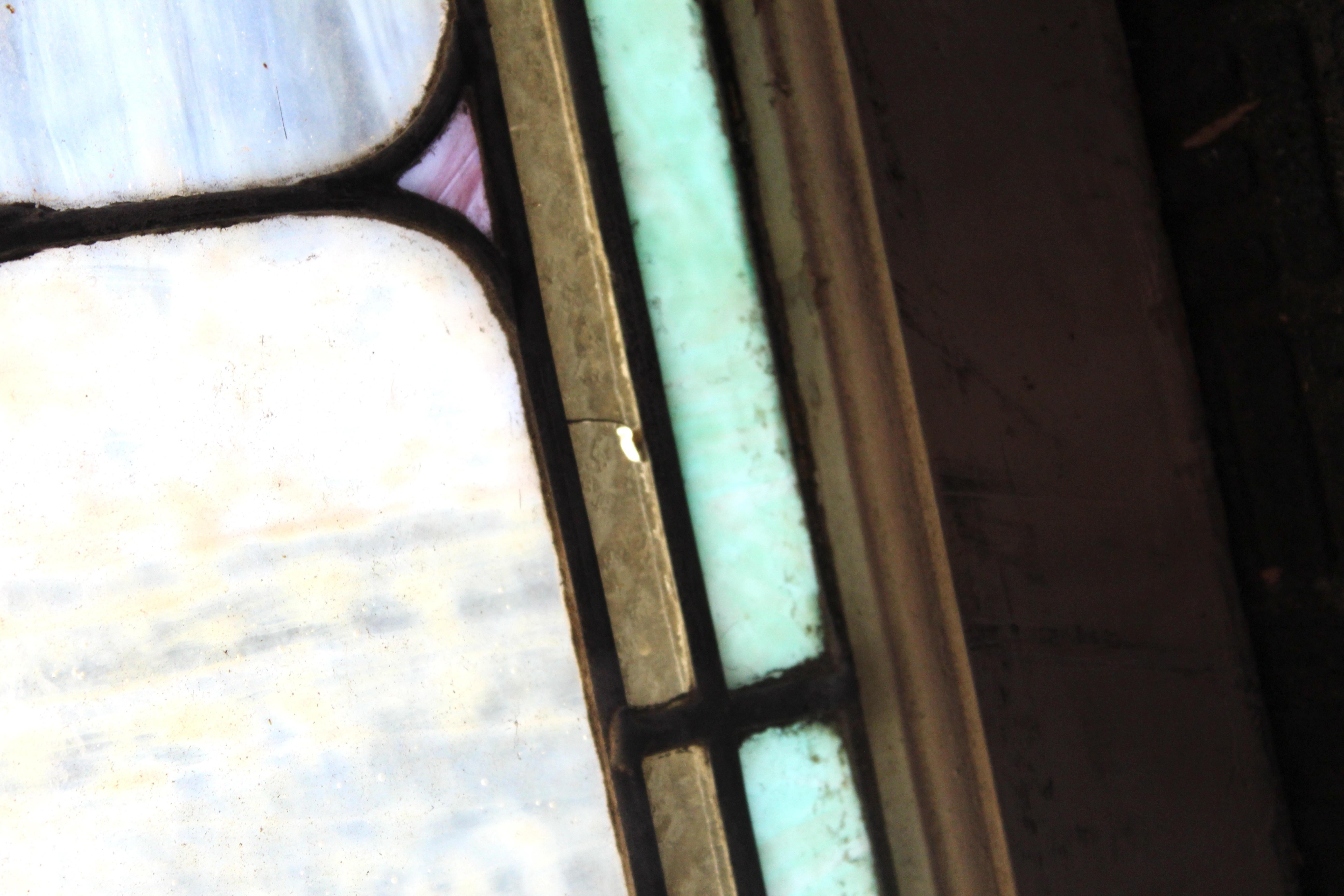 Long Stained Glass Transom 64
