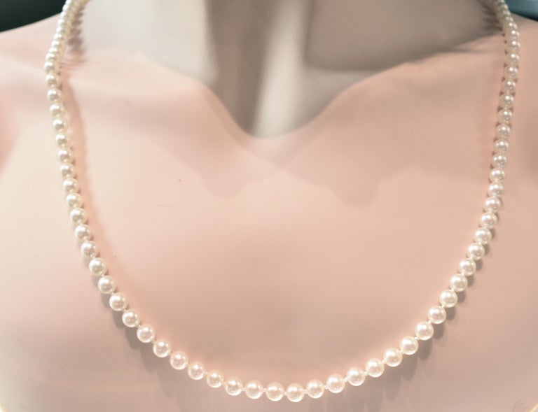 Long Strand of Fine Cultured Pearls For Sale at 1stDibs long strand of pearls, long string of