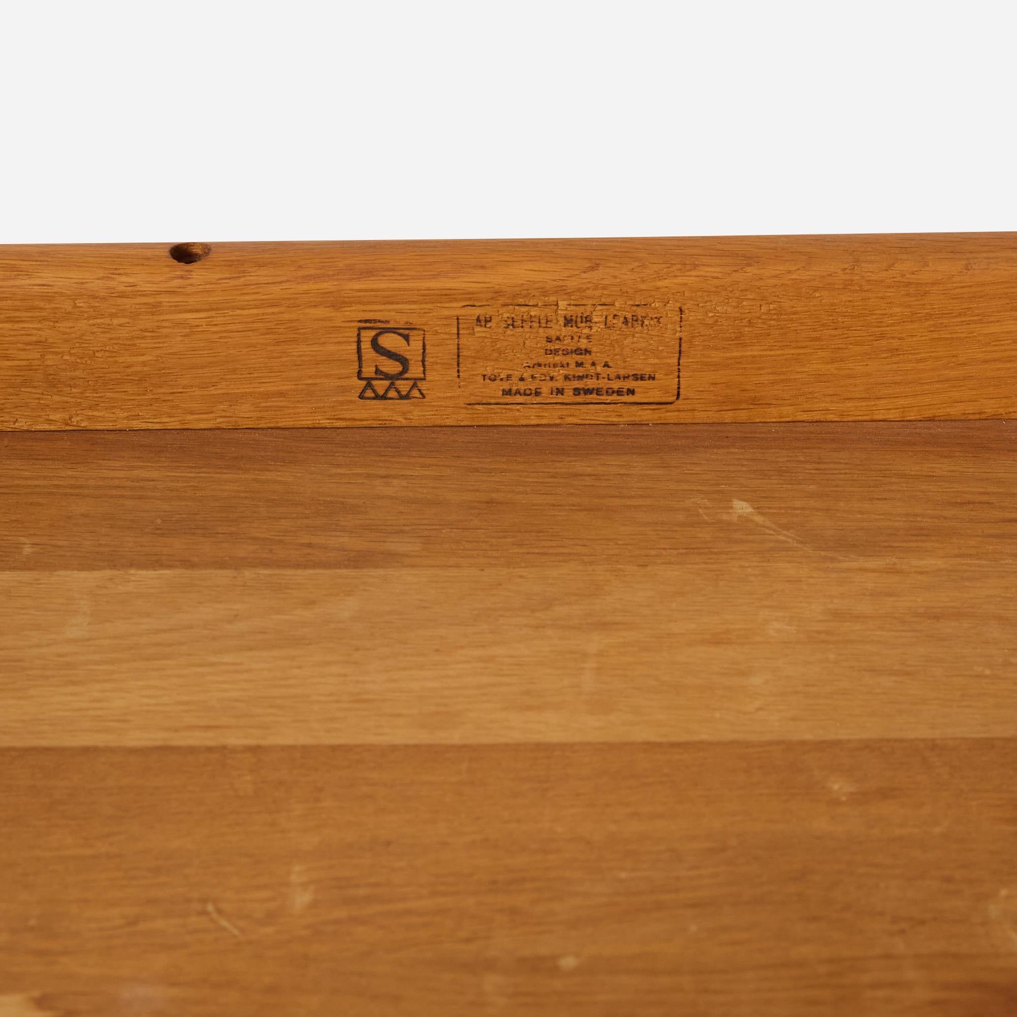 Table basse longue en teck de Tove & Edvard Kindt-Larsen en vente 4