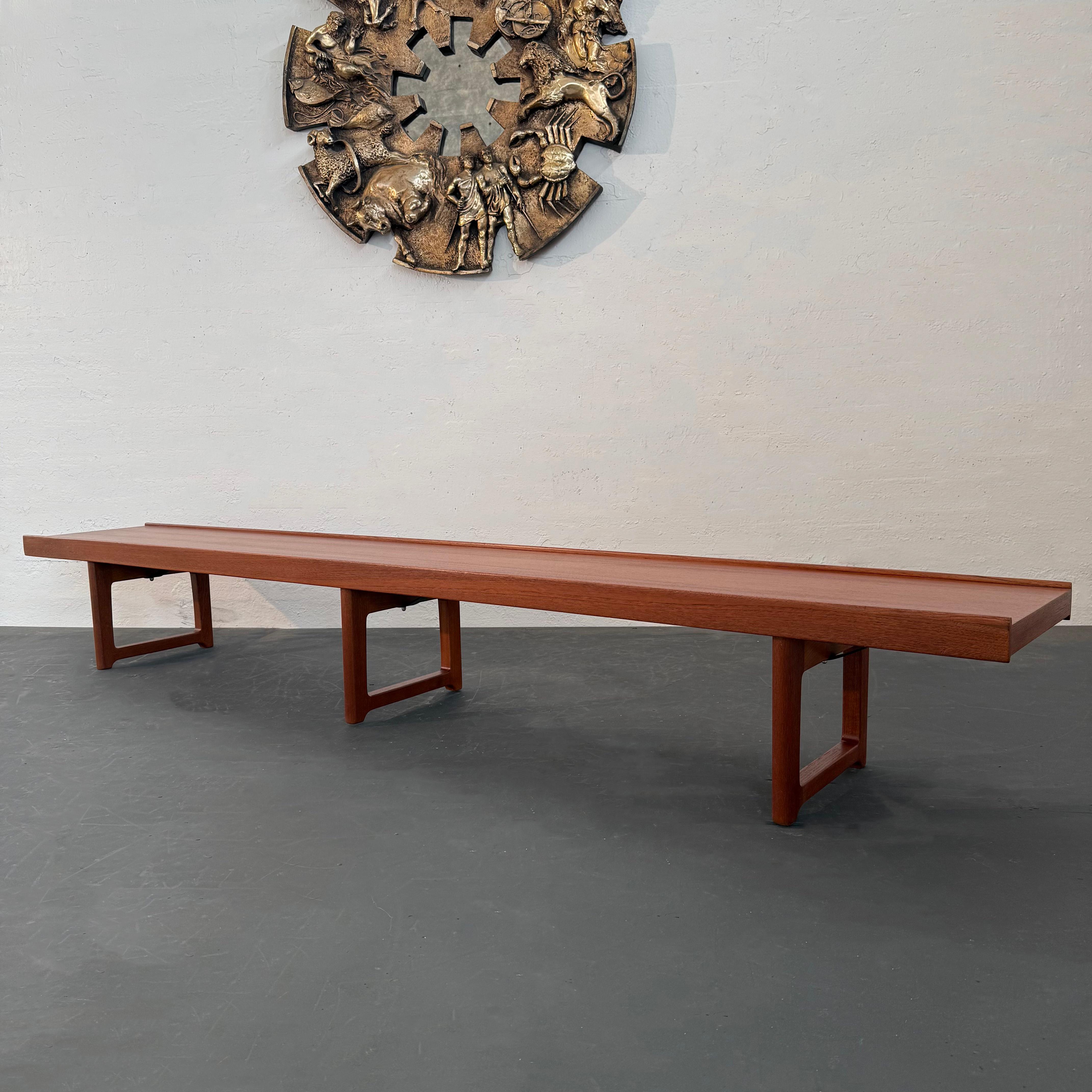 Scandinave moderne Longue table/banc 