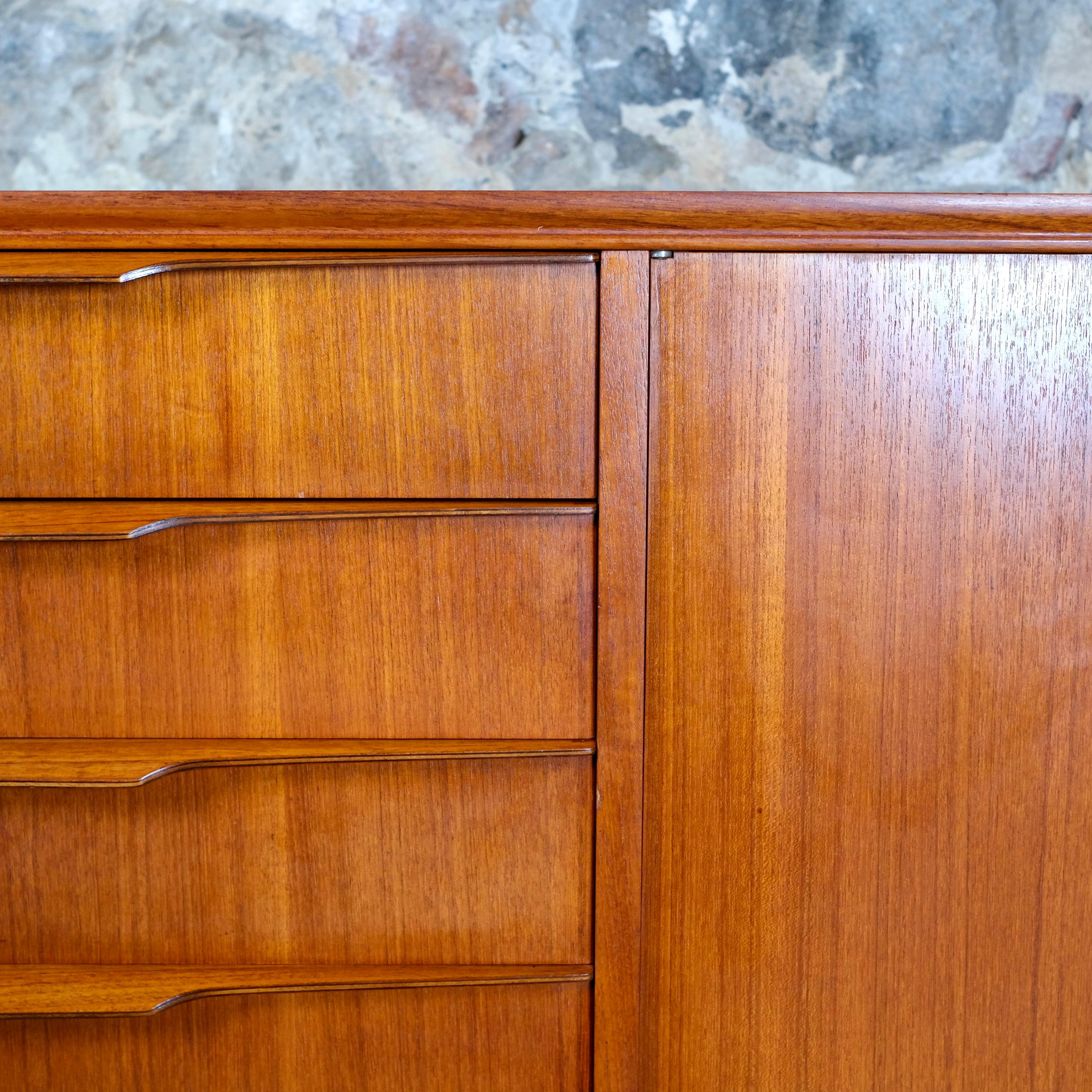 Long teak sideboard by Arnaud Editor, made in France, 1960s 12