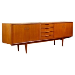 Vintage Long teak sideboard by Arnaud Editor, made in France, 1960s