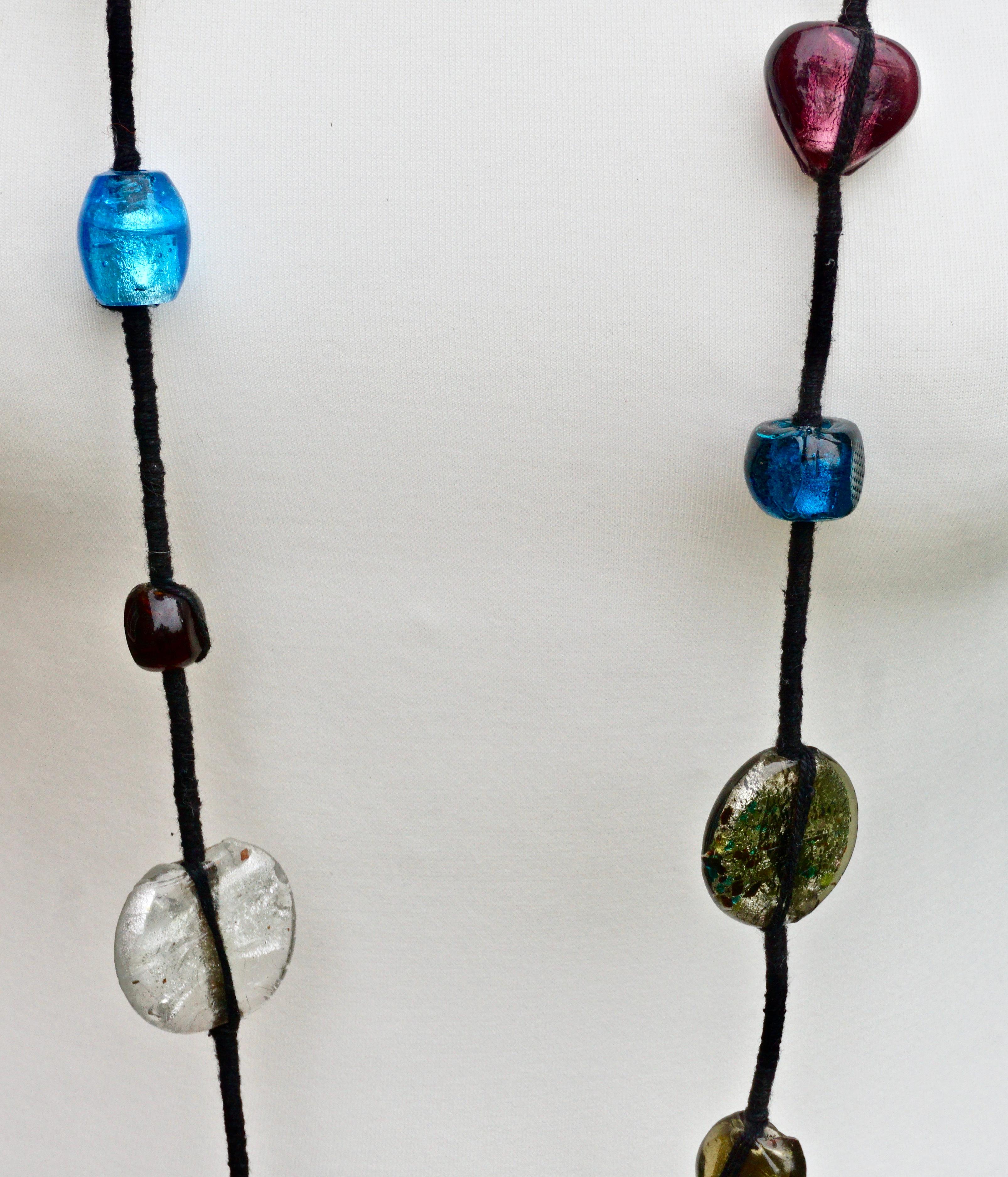 large glass bead necklace