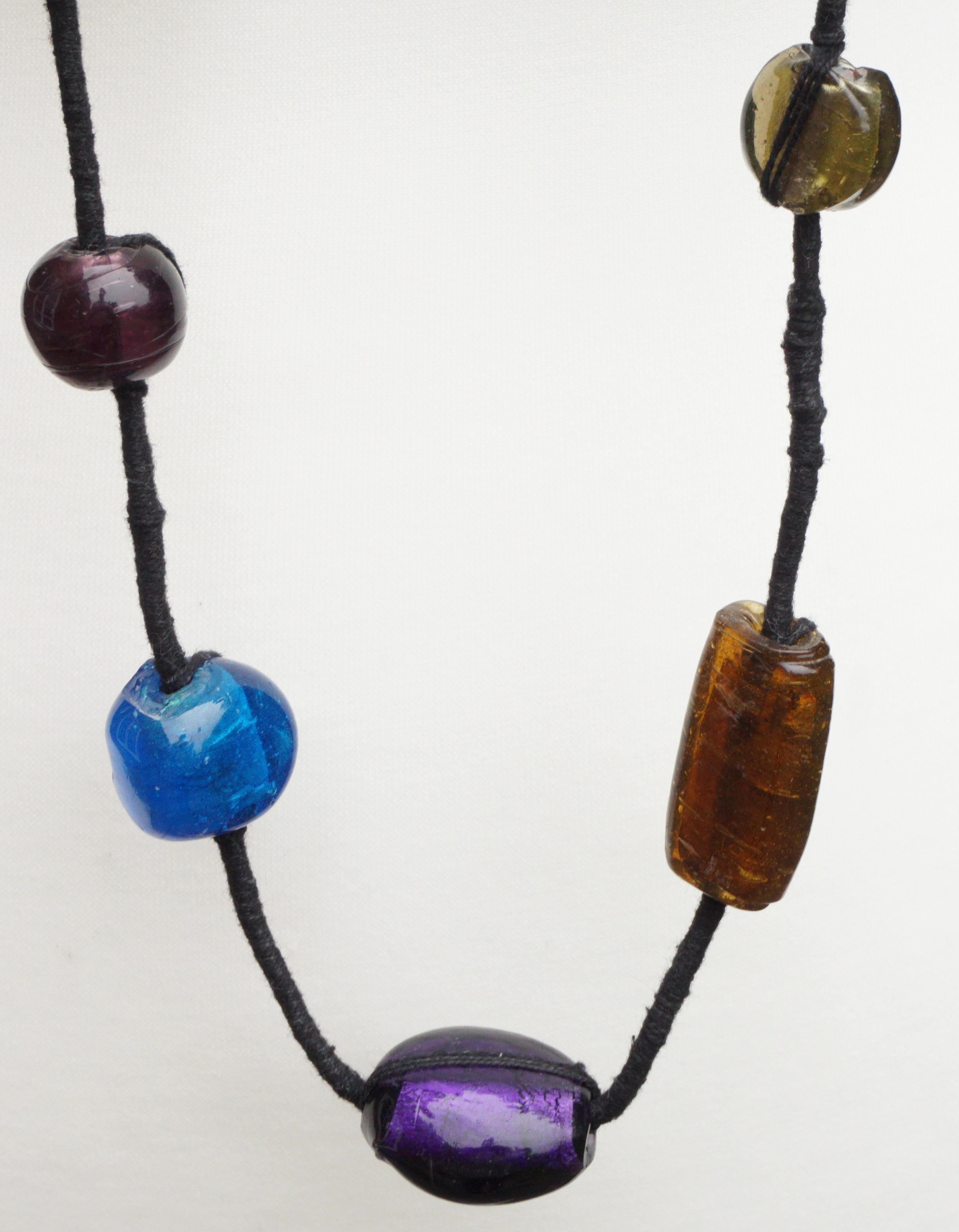 long glass beads