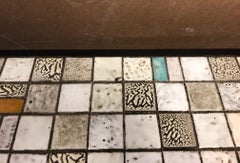 Long Tile-Top Asian Style Coffee Table