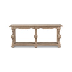 Long Transitional Console Table