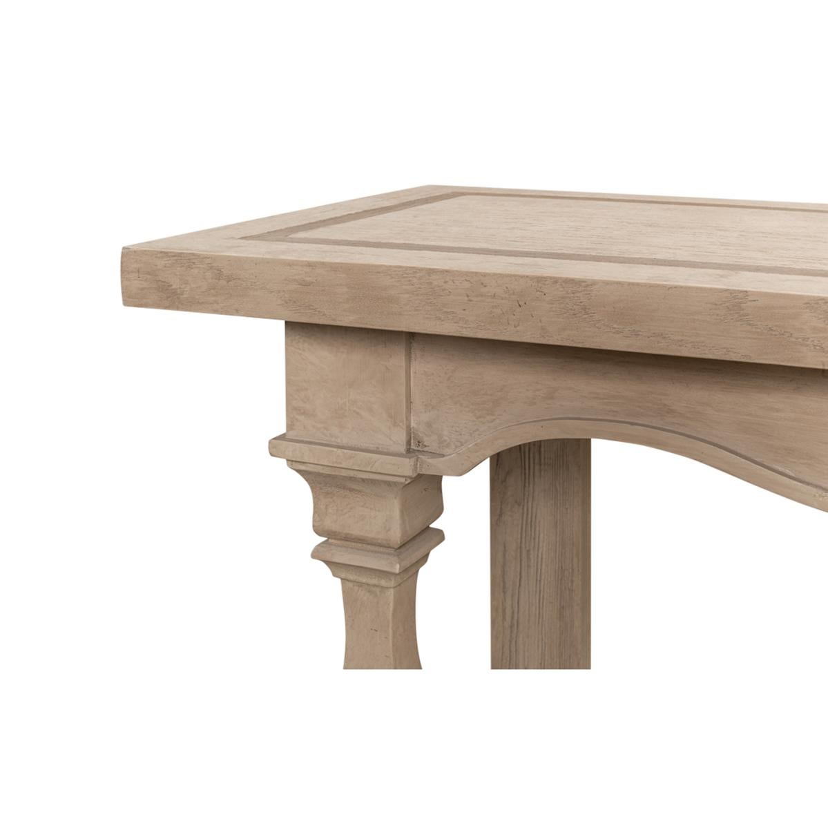 Contemporary Long Transitional Console Table