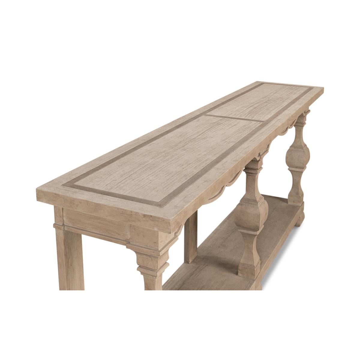 Long Transitional Console Table 1