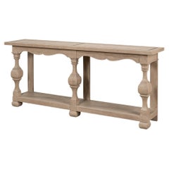 Long Transitional Console Table
