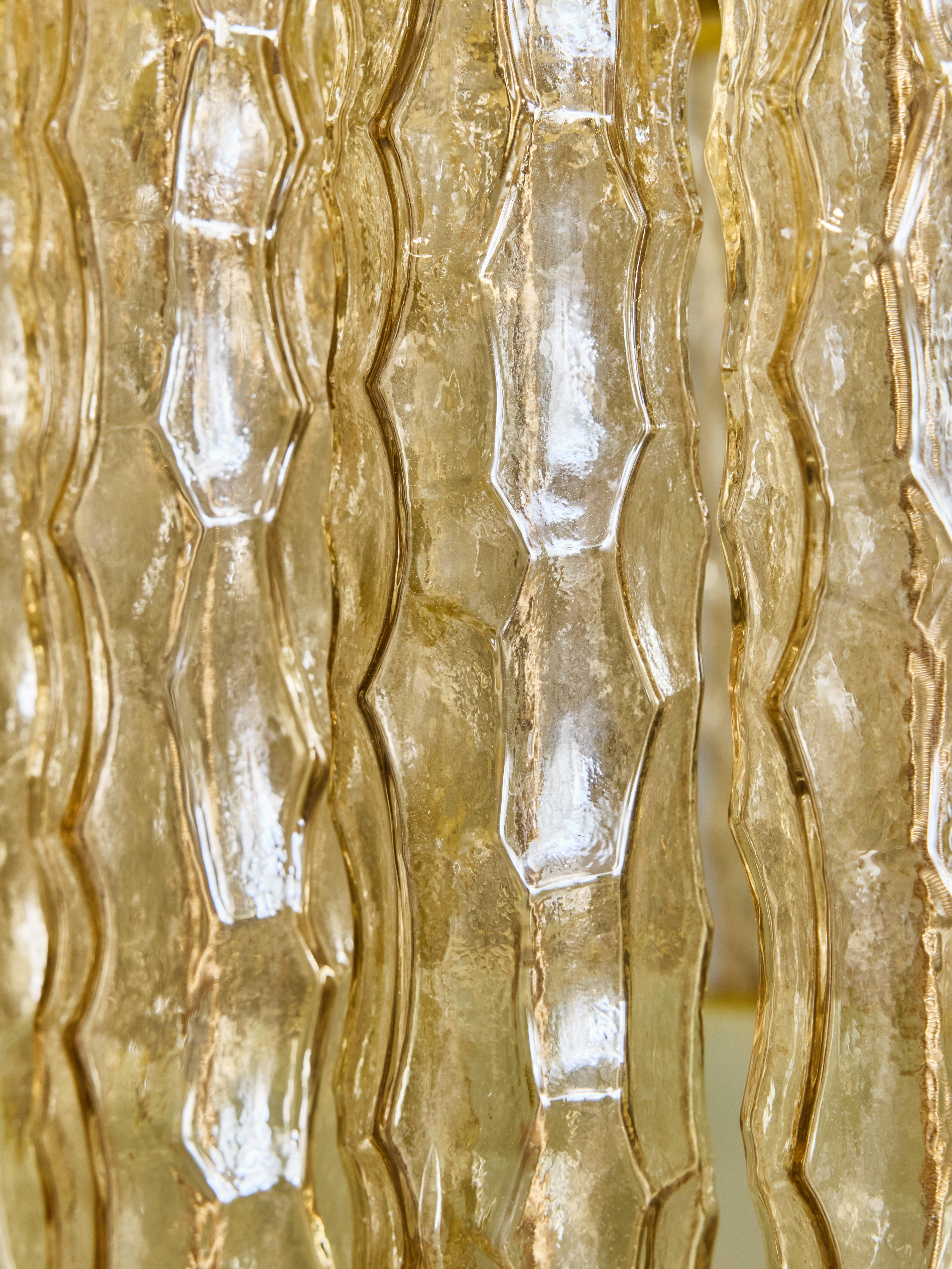 Ottone Lampadario lungo 