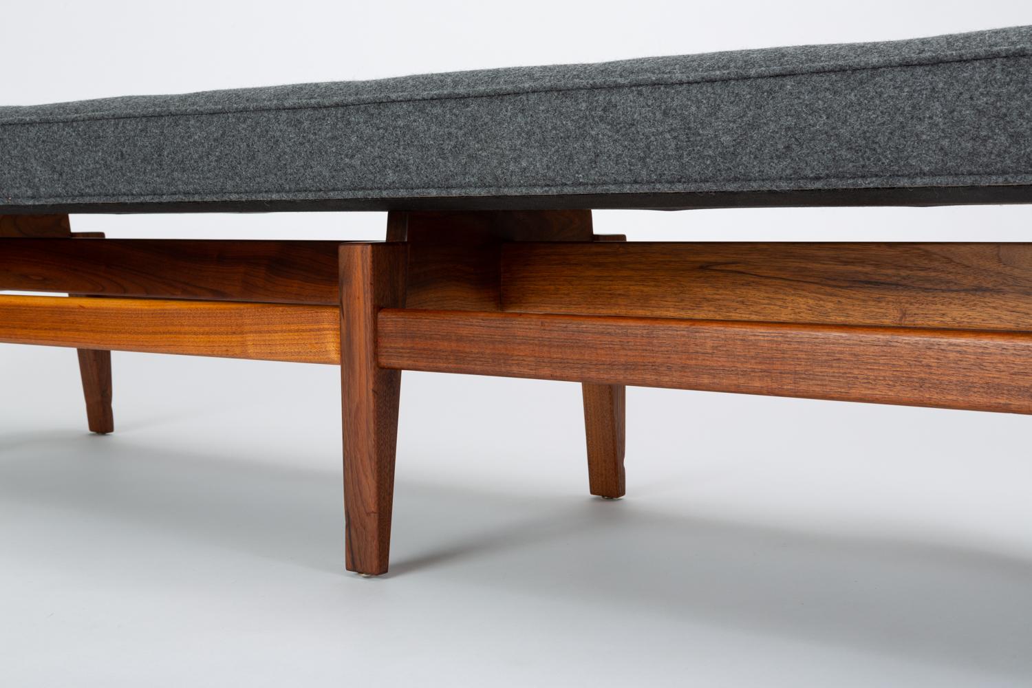 Long Upholstered Bench by Jens Risom 3