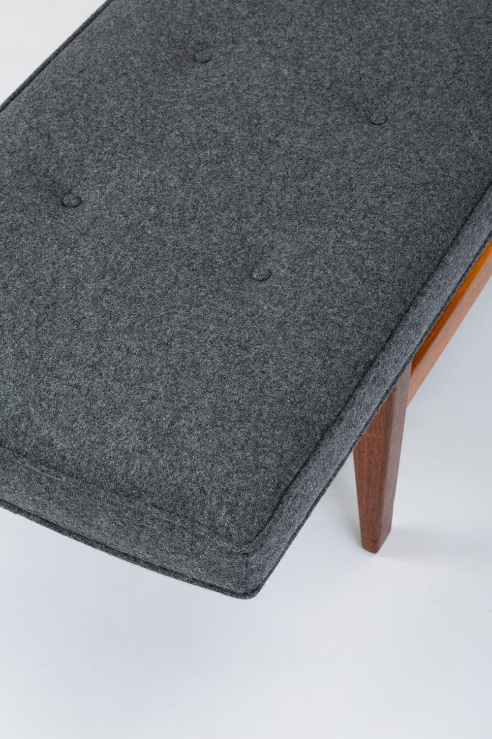 Long Upholstered Bench by Jens Risom 1