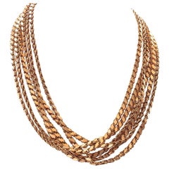 Long Vintage Gold Chain