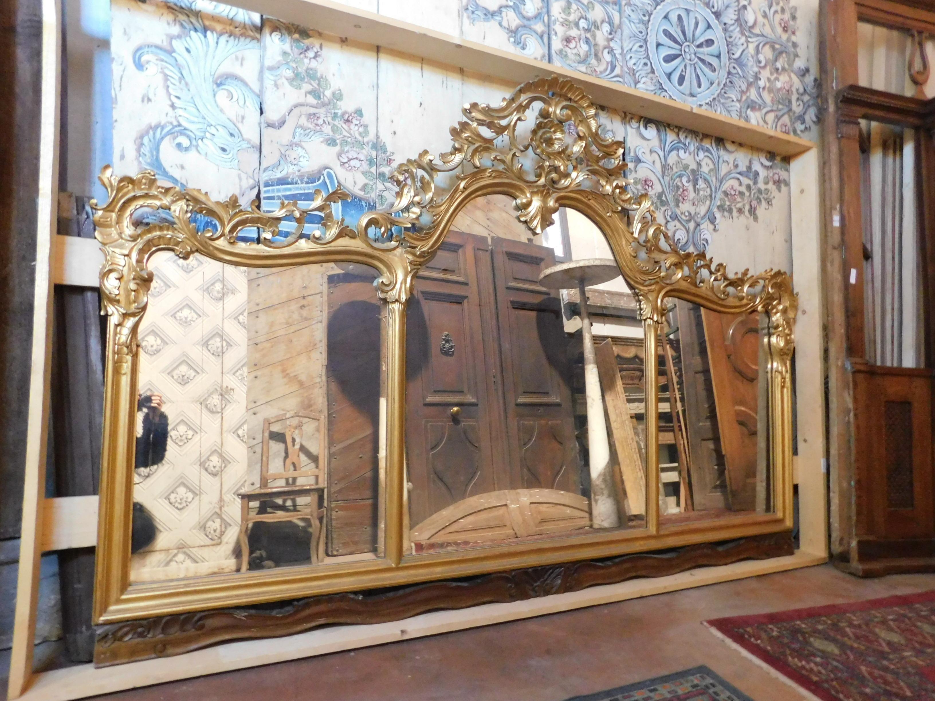 long vintage mirror