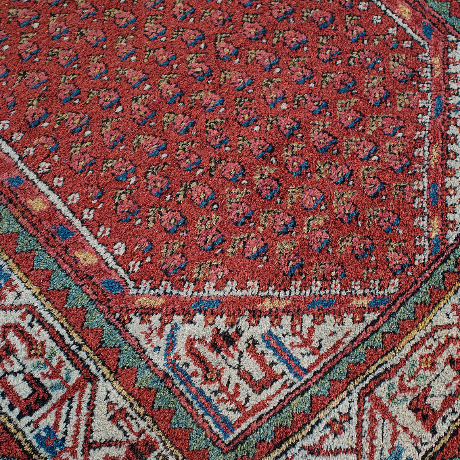 Long Vintage Hallway Runner, Persian, Woolen, Carpet, Mid 20th, Circa 1960 For Sale 7