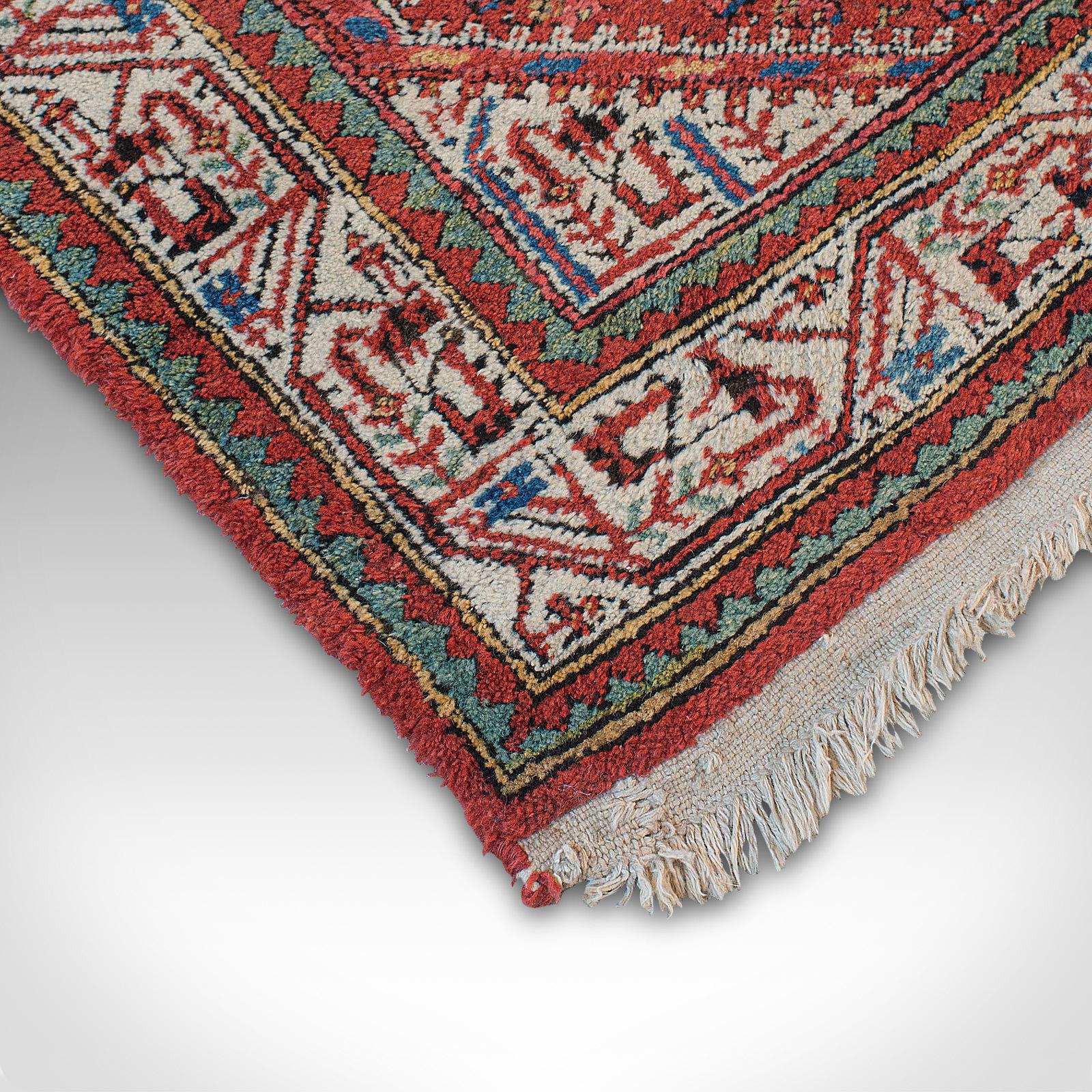 Long Vintage Hallway Runner, Persian, Woolen, Carpet, Mid 20th, Circa 1960 For Sale 2