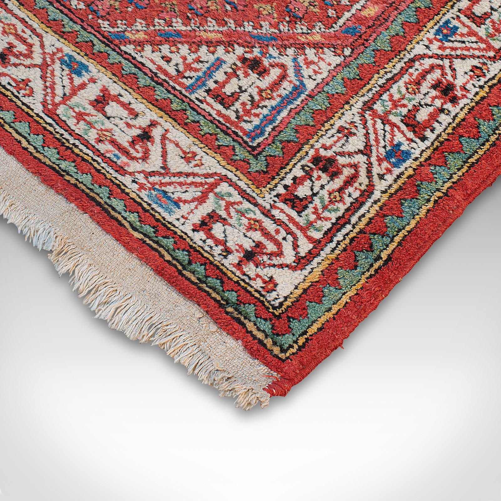 Long Vintage Hallway Runner, Persian, Woolen, Carpet, Mid 20th, Circa 1960 For Sale 3