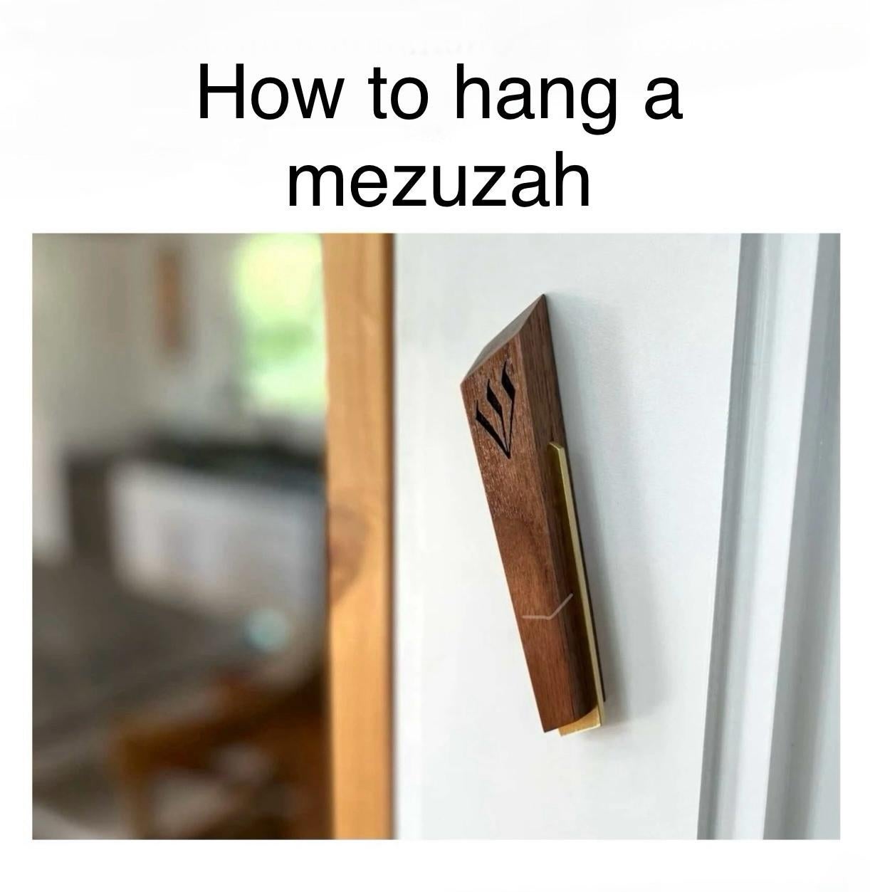 Lange Vintage Modernist Zinn Art Deco Nouveau Mezuzah Braut Bräutigam Hochzeit Geschenk im Angebot 4