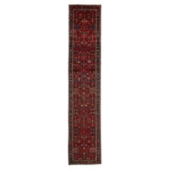 Long Retro Persian Wool Hamadan Rug
