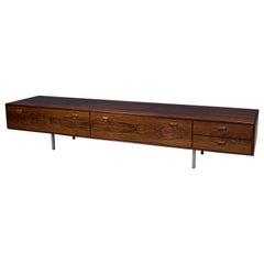 Long Vintage Rosewood Sideboard by Fristho 1960s Mid-Century Modern