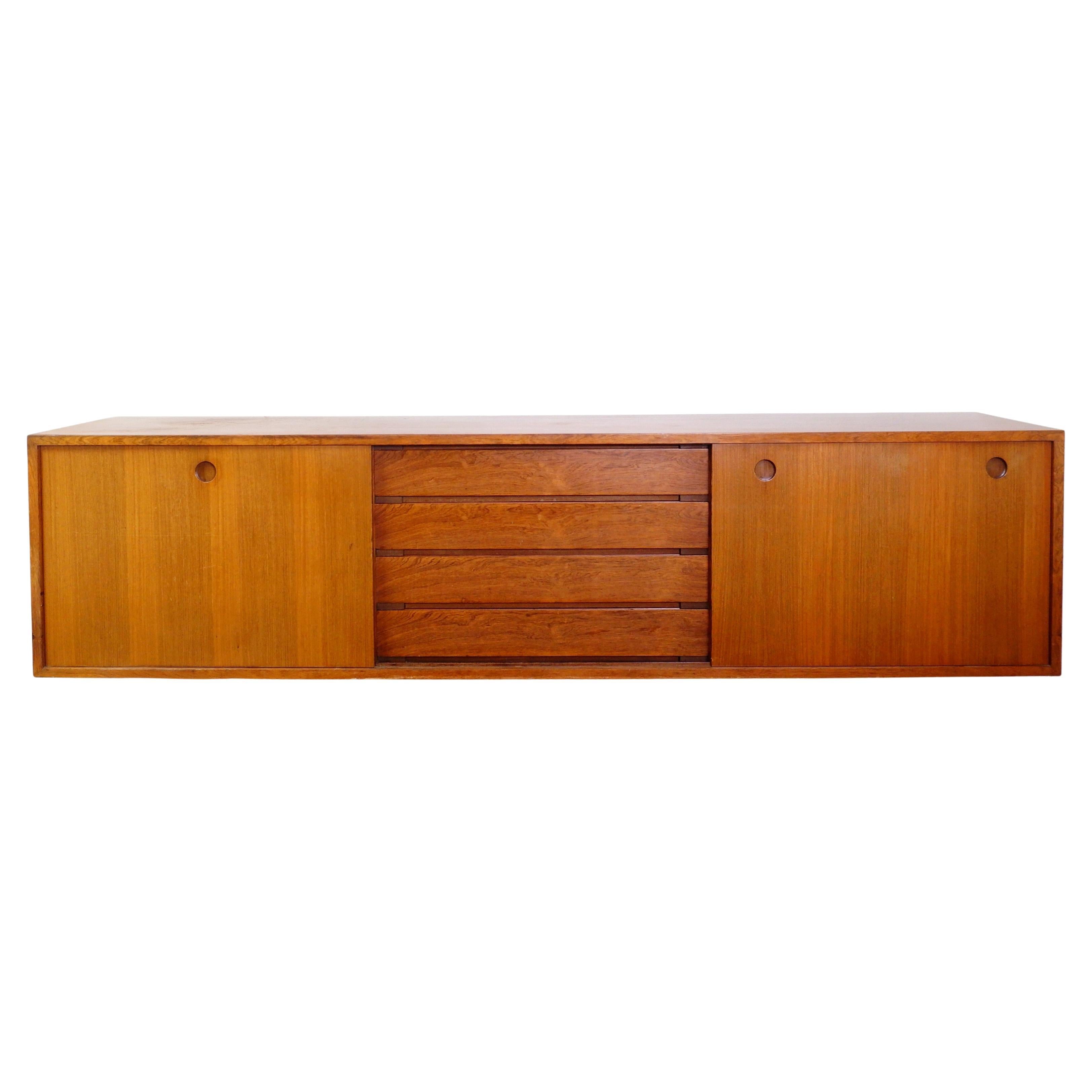 Aparador largo colgado de la pared - Años 70 en venta