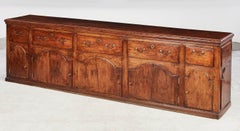 Long Welsh Oak Cabinet Dresser