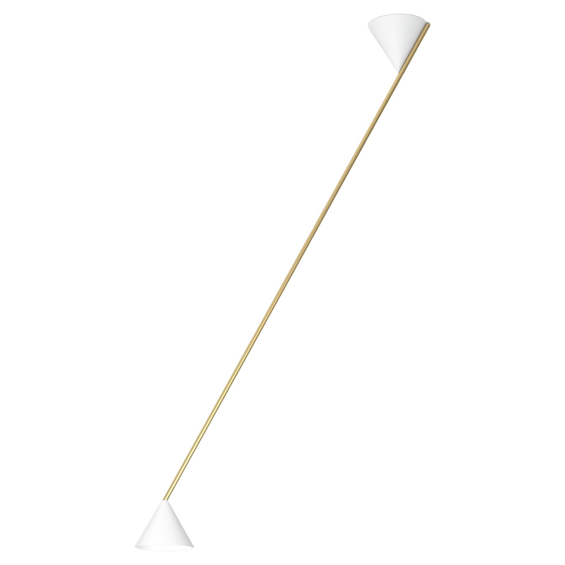 Long White Hat Ceiling Light by Atelier Areti