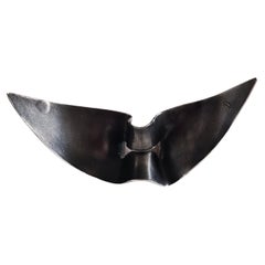Alina Alamorean Long Wings Skulpturaler Contemporary Statement Ring Schwarz Silber
