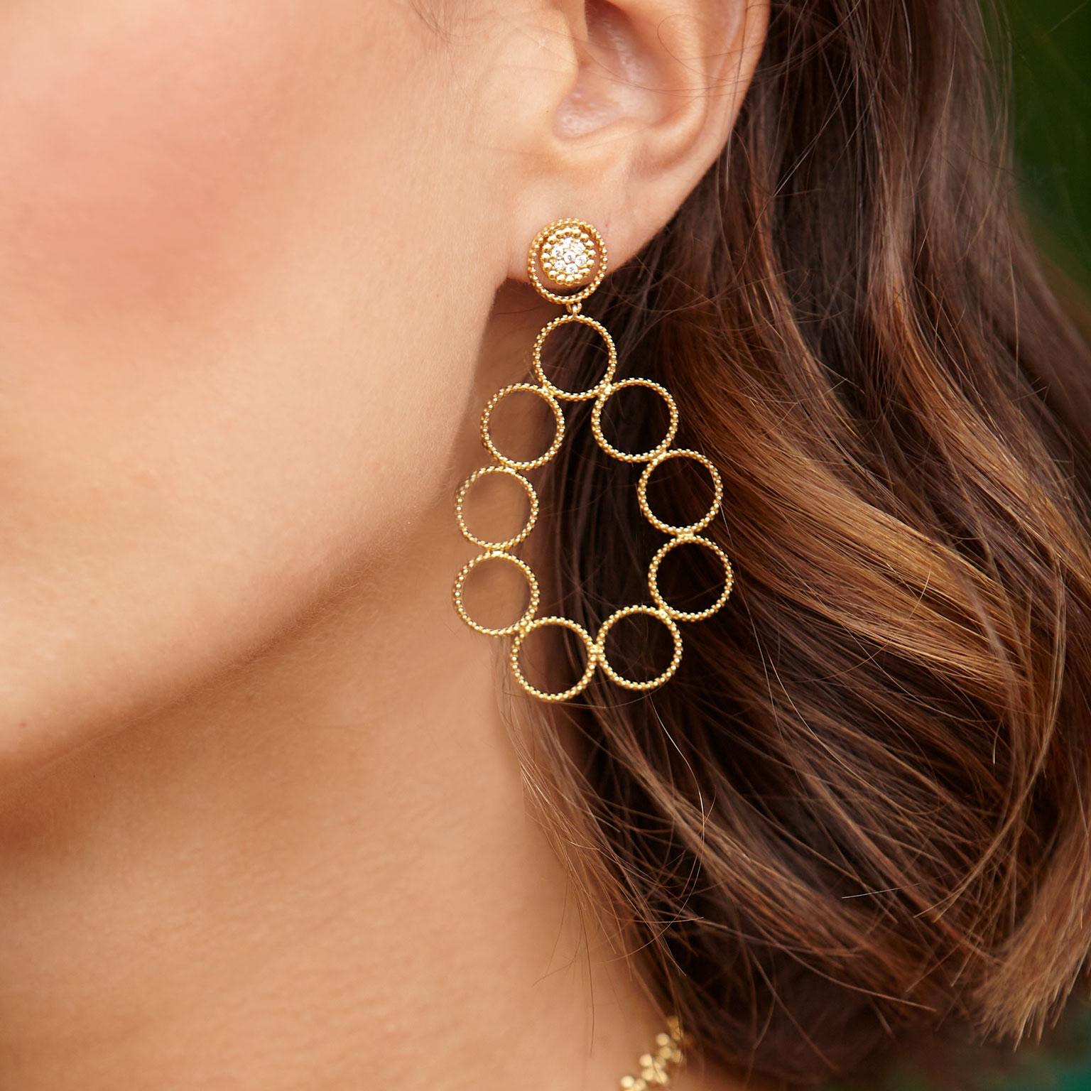long wire earrings