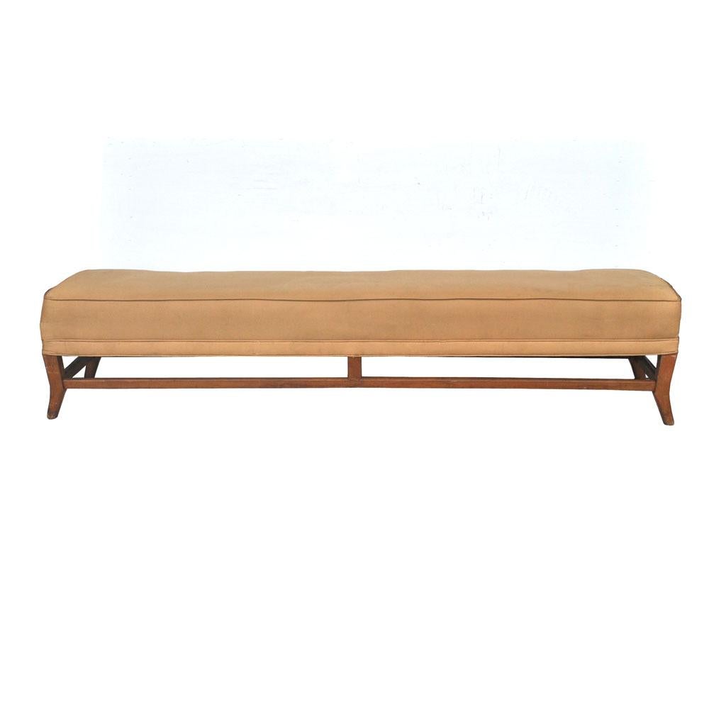  7ft Mid Century Bench In Good Condition In Pasadena, TX