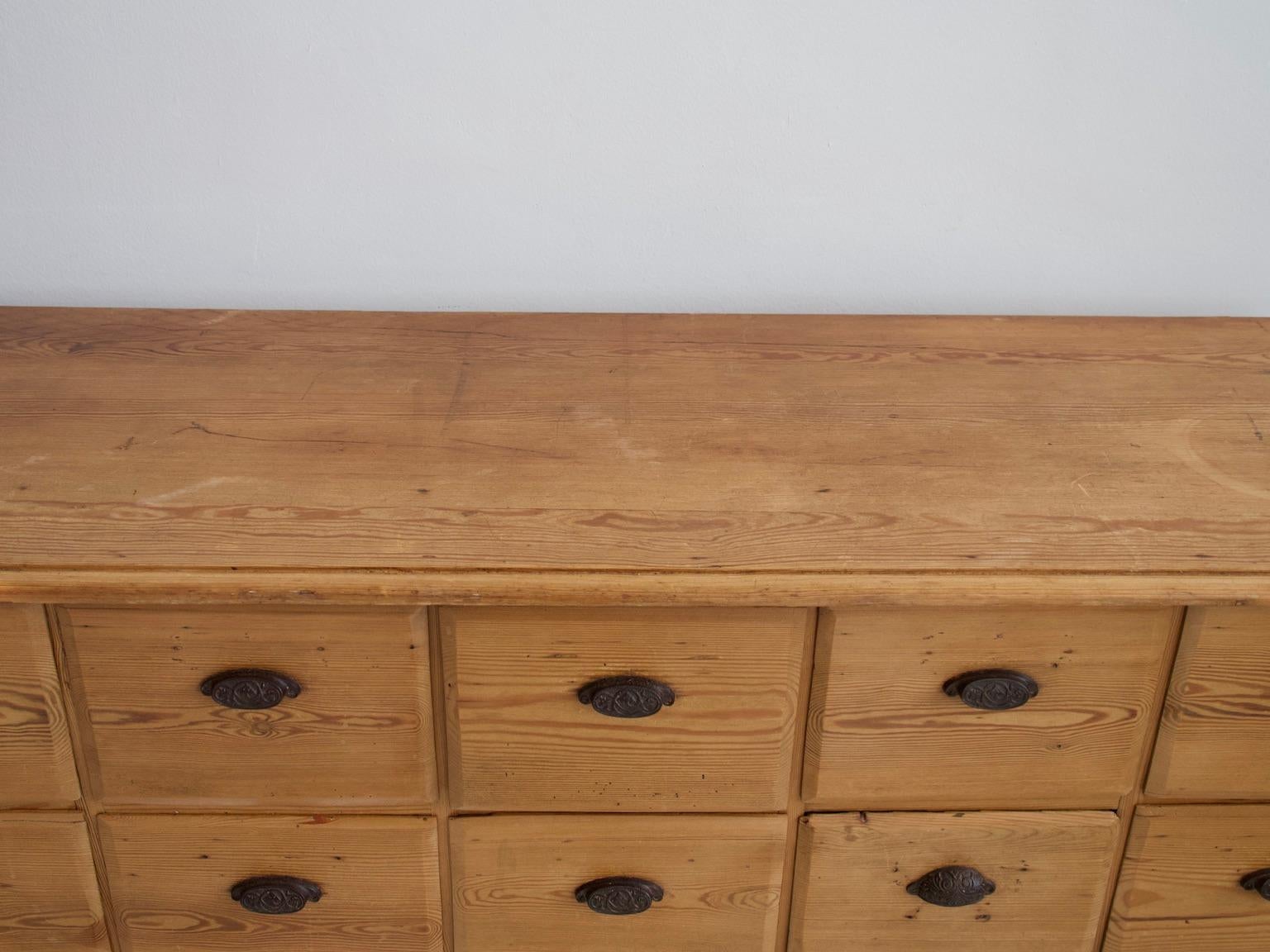 Long Wooden Chest of Drawers / Store Counter 9