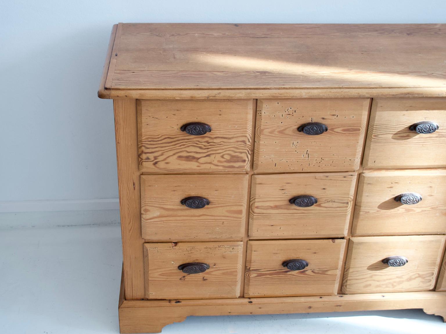 Long Wooden Chest of Drawers / Store Counter 1