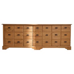 Long Wooden Chest of Drawers / Store Counter