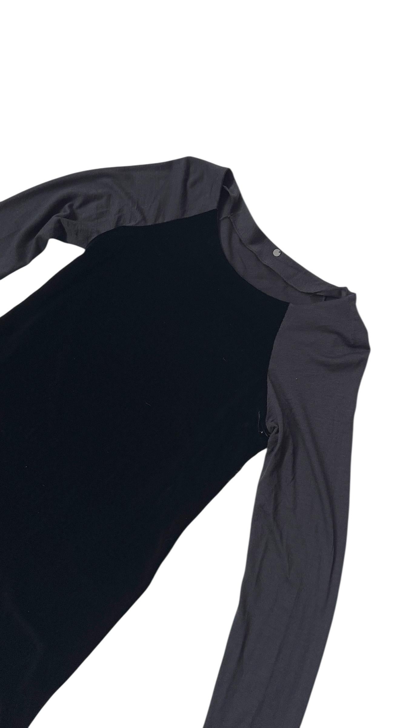 Langes Kleid aus Wolle und Samt von Marina Sinibaldi Benatti - Italienischer Minimalismus im Angebot 2
