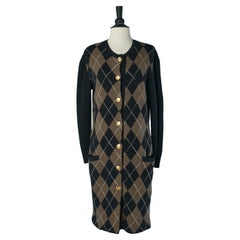 Long wool jacquard cardigan GUY LAROCHE