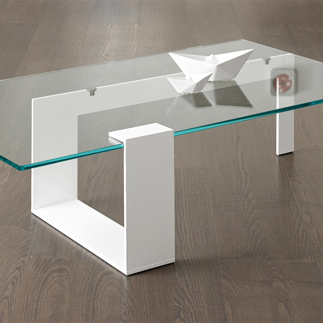 Lacquered Longarm Coffee Table For Sale