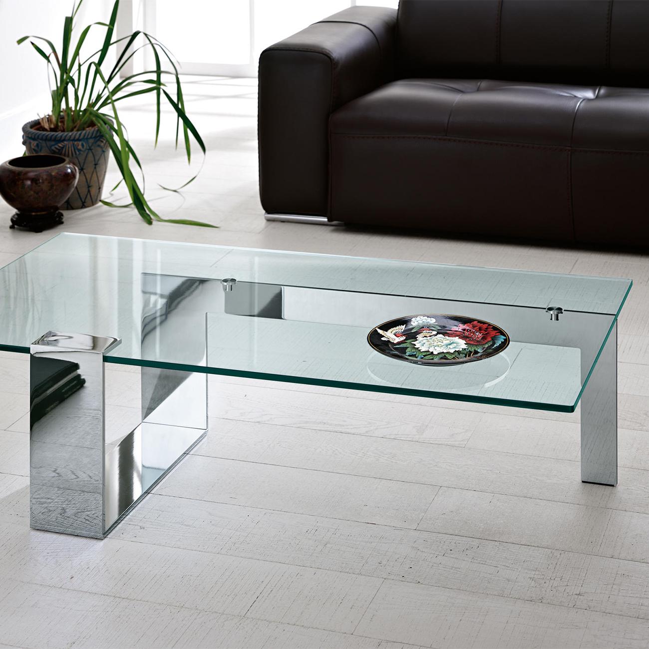 Contemporary Longarm Coffee Table For Sale