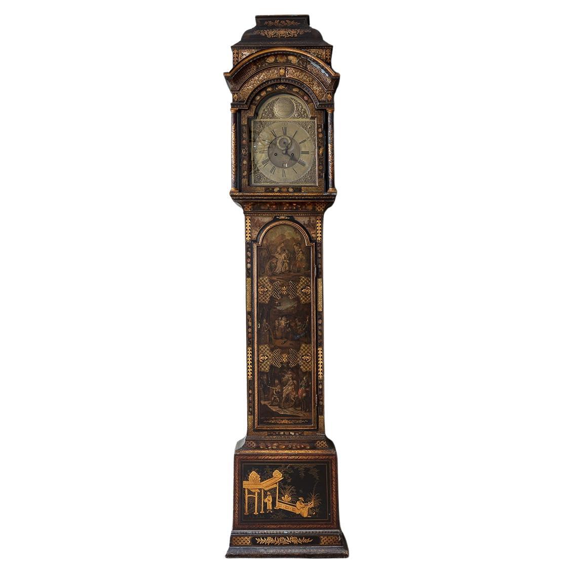 Reloj de caja larga, siglo XVIII