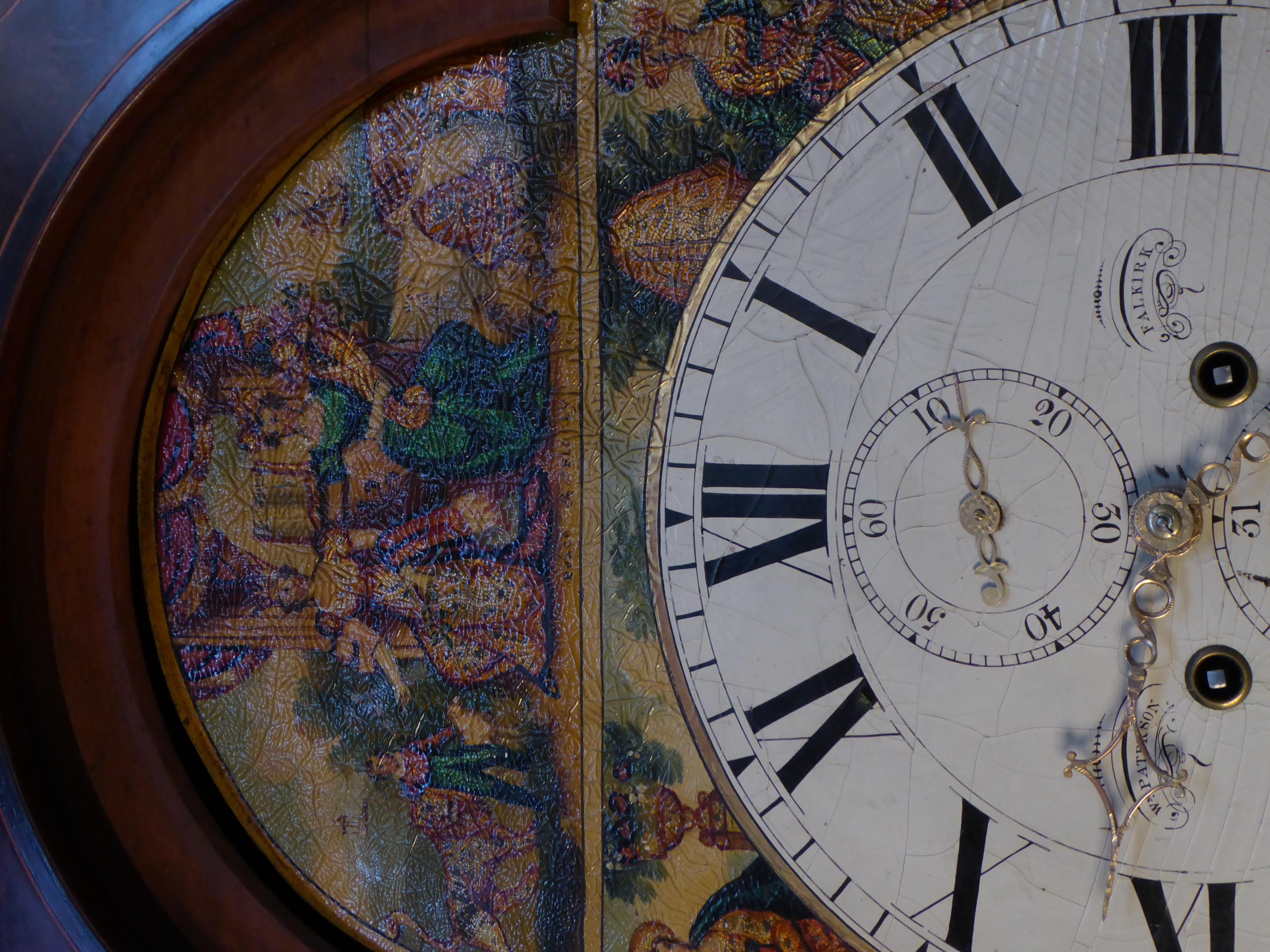 Polished Longcase Clock For Sale