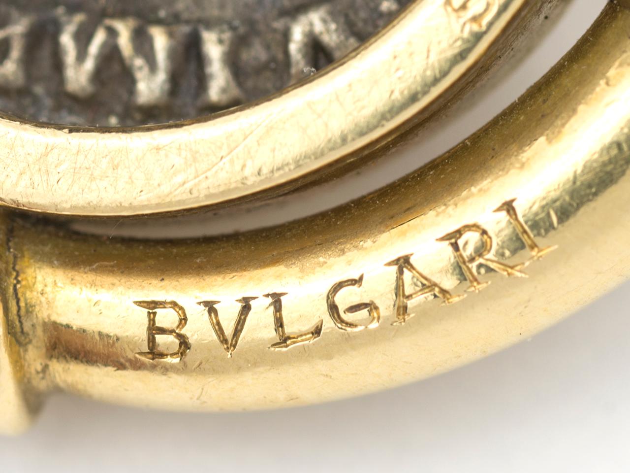 Longchain Coin Fob Necklace by Bvlgari 2