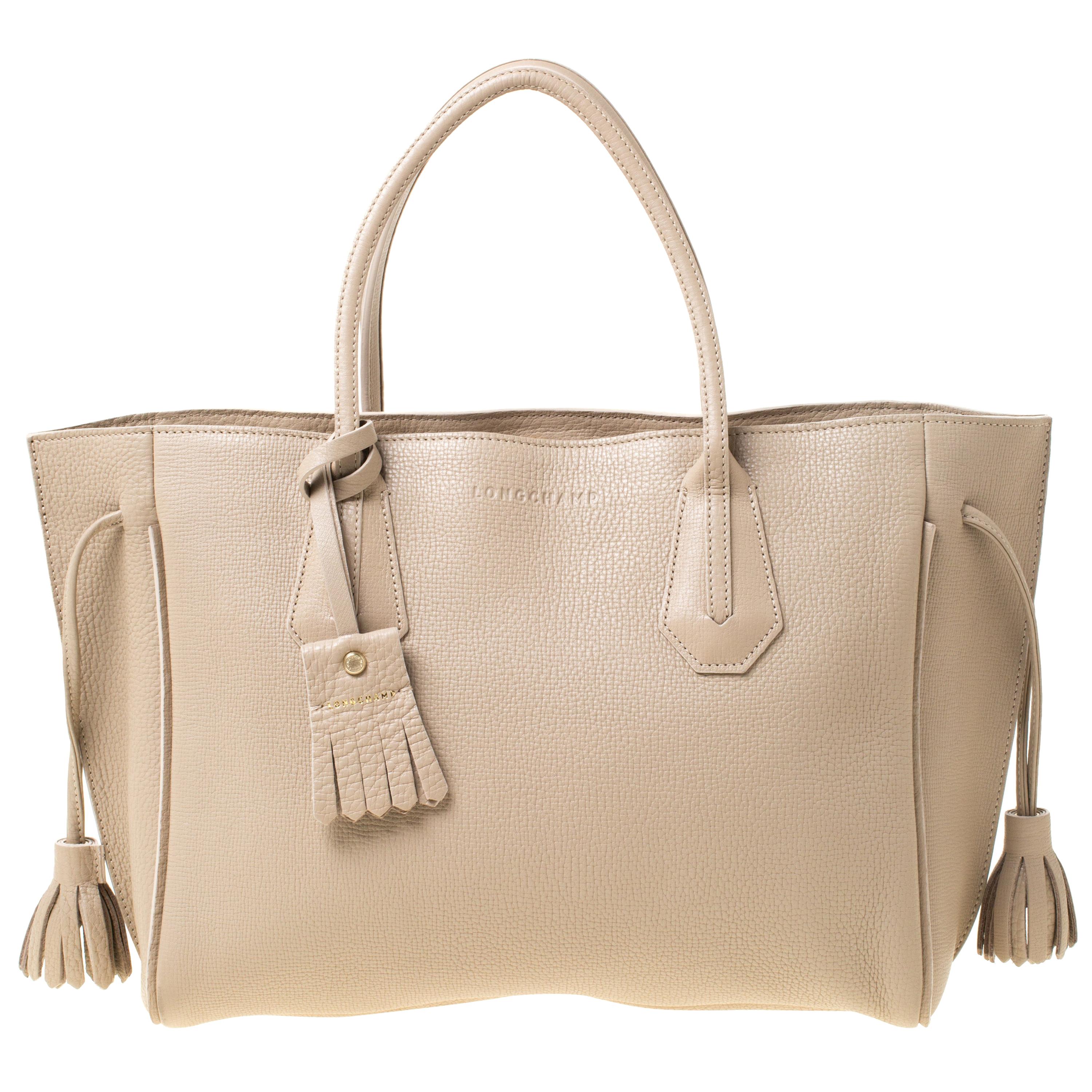 longchamp beige bag