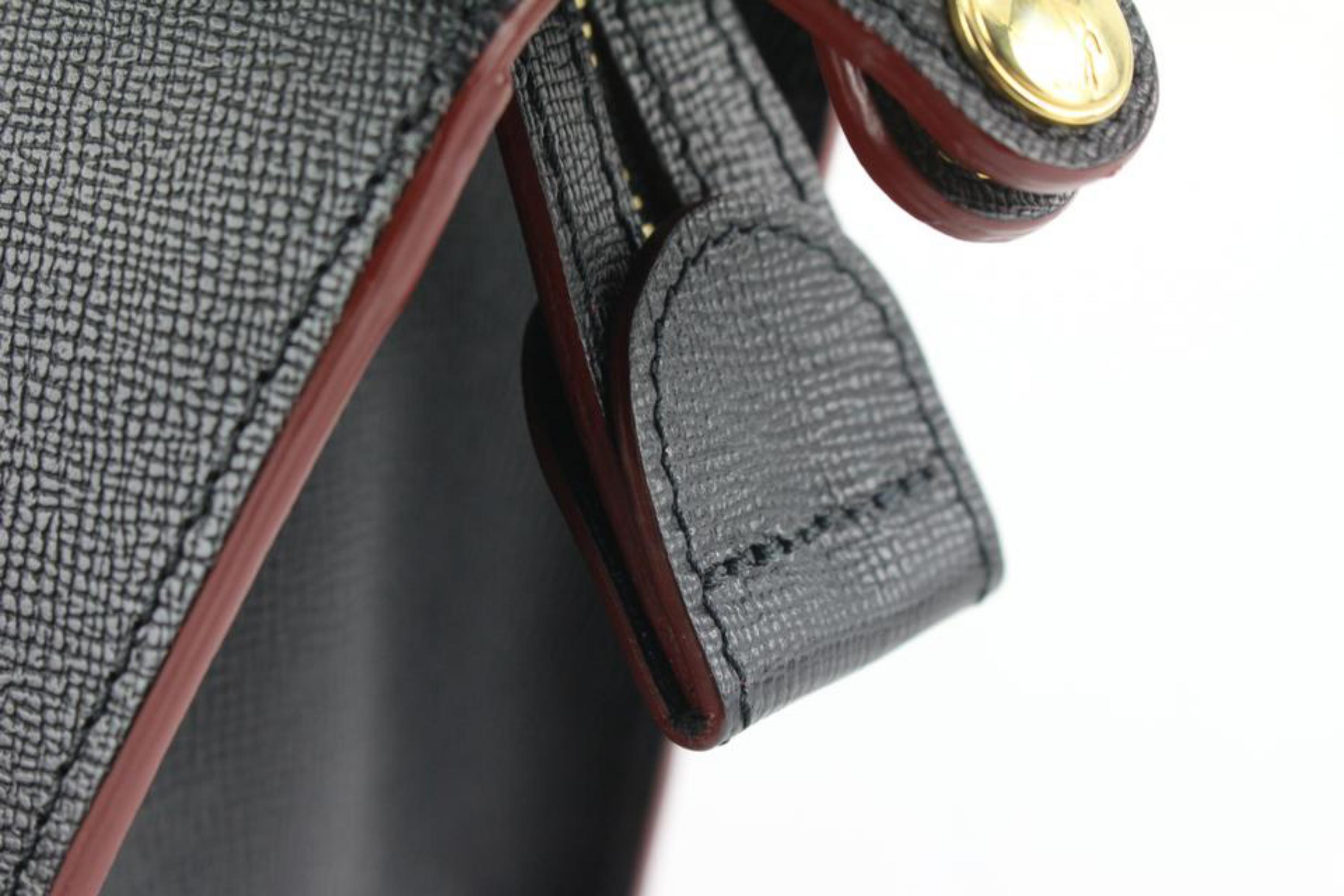 Longchamp Black Leather Extra Small Le Pliage 2way Mini 1224lc25 3