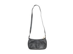 Longchamp Black Leather Mini Crossbody Bag