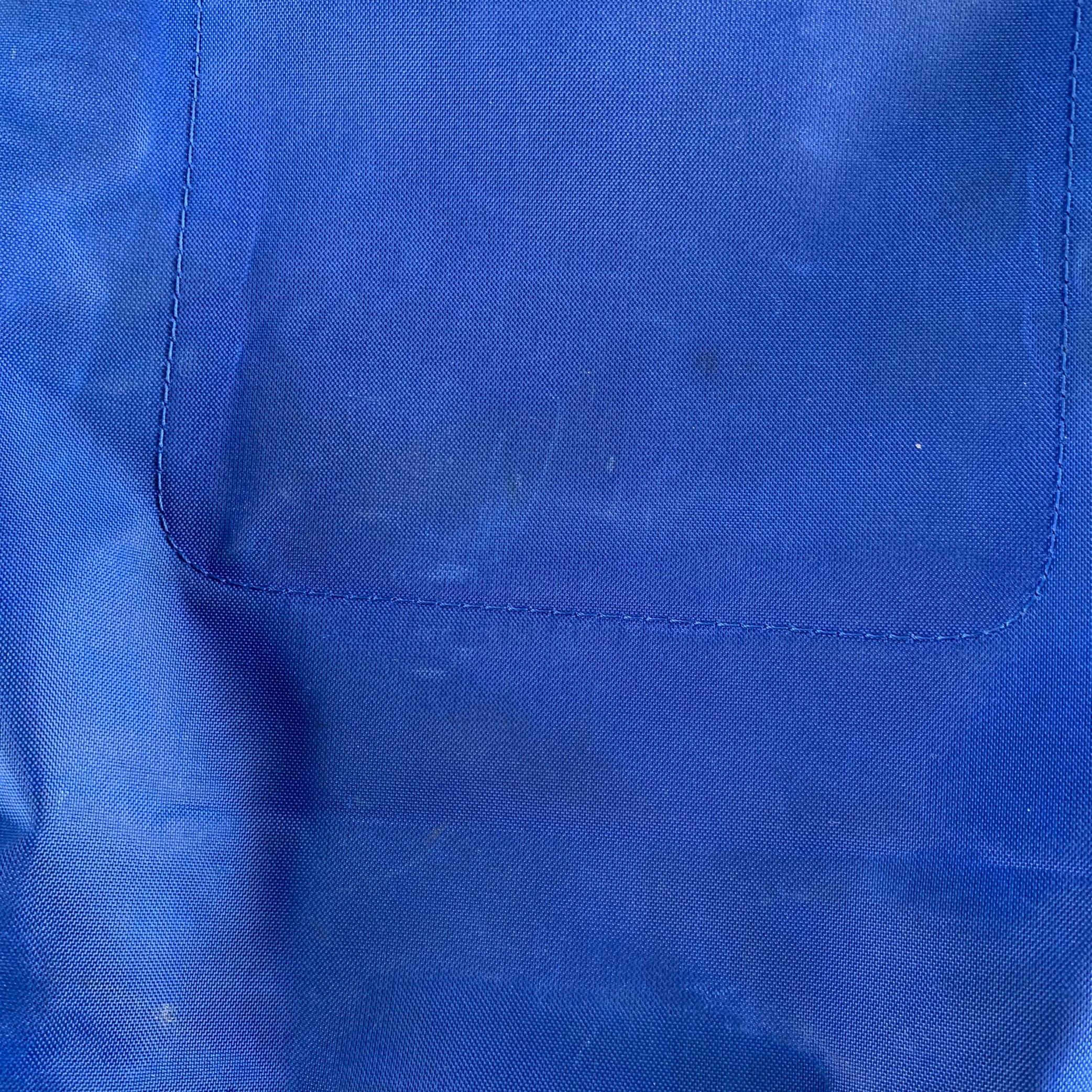 LONGCHAMP Blue Brown Mixed Materials Nylon Leather Backpack Handbag For Sale 4