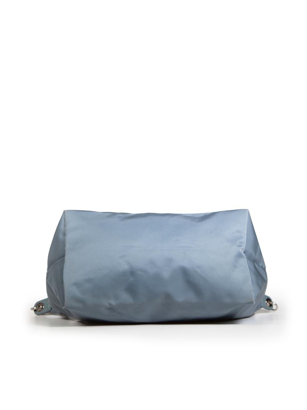 Women's Longchamp Blue Le Pliage Nylon Tote