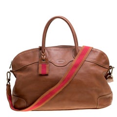 Longchamp Marron Cuir Au Sultan Top Handle Bag