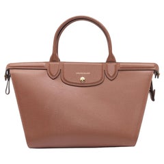 Longchamp Brown Leather Tote Bag