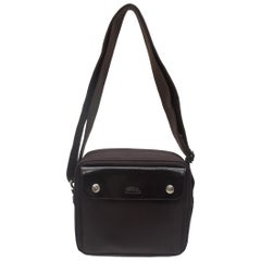 Longchamp Brown Nylon Crossbody Bag